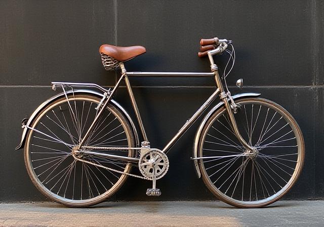 Bici da città vintage restaurata